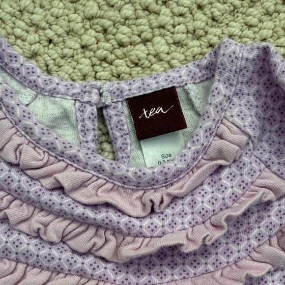 Tea Collection Lavender Ruffle Top - Picture 2 of 3